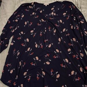 Beacon Navy Floral Blouse